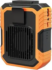 Portable Mini Waist Fan 3 Speed 4000mAh Wearable Personal Fan USB Rechargeable Waist Clip Fan Emergency Mobile Power Bladeless for Jobsite/Farm/Traveling/Fishing