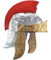Plastic Roman Soldier Knight Helmet