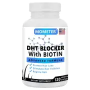 DHT Blocker Supplement for Hair Growth - Saw Palmetto, Biotin & Zinc for Wome...