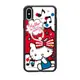 三麗鷗 Kitty iPhone Xs Max 6.5吋施華彩鑽減震指環扣手機殼-搖滾凱蒂