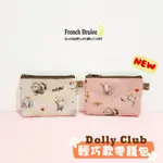 【DOLLY CLUB】 繽紛 花卉 & 可愛 小動物 朵莉 防水包 輕巧 收納 扁款 防水 拉鍊 零錢包 - 多款花色