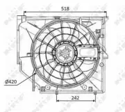 Fits BMW 3 Series 1997-2007 + Other Models Engine Cooling Fan AST