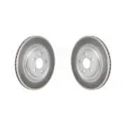 Coated Disc Brake Rotors Rear Pair For Jaguar F-Type XJ (for: Jaguar)