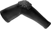 Sports Elbow Guard, Polyurethane Sports Elbow Protector Black Lengthened for Baseball (L)