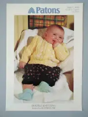 BABY/CHILD CARDIGAN - 41-66cm, 8ply - PATONS Knitting Pattern 4938 - NEW