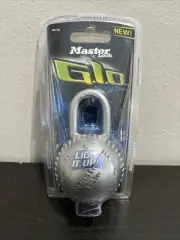 Master Lock G.l.o Hi-Viz Dial Combination Padlock 2077D Light Up Dial Blue Nice