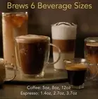 L'OR Barista System Luxury Coffee and Espresso Machine Combo by Philips, Black