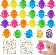 24PCS Easter Eggs Fidget Spinners for Easter Basket Stuffer & Easter Egg Fillers Mini Fidget Toys for Kids Boys Girls Classroom Prizes Treasure Box Toys