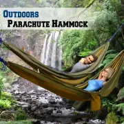 330LB Nylon Parachute Hammock Ultra Light Travel Camping Air Tree Swing Bed Up