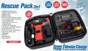 Lion Lithium Jump Starter & Air Compressor USB Charger 2-In-1 Rescue Pack