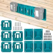 10Pack Battery Storage Rack for Makita 14.4V 18V Li-Ion Battery Tools Machine Holder Storage Rack Wa
