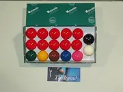 Aramith Snooker Balls (2 inch, 51mm, with 10 Reds)