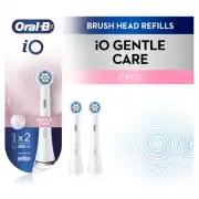 Oral-B iO Gentle Care Replacement Brush Heads White 2-Pack. IORG2PK