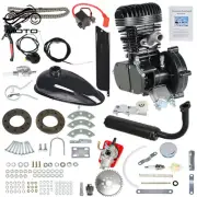100cc Bicycle Motor Kit Bike Motorized 2 Stroke Petrol Gas Engine Set Black