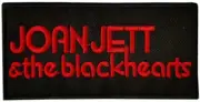 Joan Jett & the Blackhearts embroidered Iron on patch