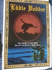 Eddie Vedder - 2009 - Maui Honolulu Hawaii Concert Poster - Pearl Jam