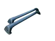 2x BLACK Cross bars / Roof racks for alfa romeo stelvio 2017 - 2023