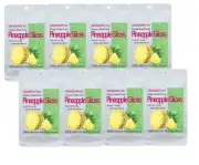 8 x AbsoluteFruitz Freeze Dried Pineapple Slices 15g - 120g TOTAL
