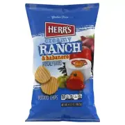 916663 1 x 170g BAG HERRS CREAMY RANCH & HABANERO FLAVOURED POTATO CHIPS