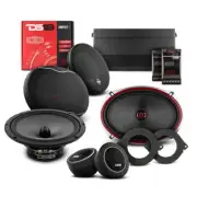 RAM 3500 2012-2021 DS18 Car Door Speakers Tweeters & Amplifier - Best Package