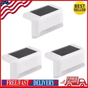 4Pcs Fence Lights Solar Powered LED Outdoor Lights IP65 Waterproof Porch Lights