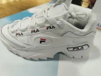 在飛比找Yahoo!奇摩拍賣優惠-FILA D-Formation 全白 鋸齒 增高  老爹鞋