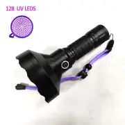 Fly Green Disc Golf "GET LIT" UV Flashlight - 128 LED WITH RECHARGABLE BATTERY