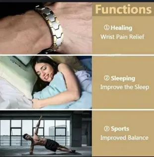 Magnetic ion health bracelet