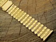 Gilden Vintage NOS Micro Plate Deployment Watch Band 18mm Unused Bracelet Mens