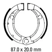 Ferodo Front Brake Shoes for Kymco Mongoose 90s 2017-2020