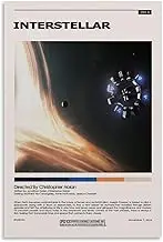 Classic Movie Posters Interestelar Poster Canvas Painting Wall Art Picture Home Decor Print For Bedroom Living Room Dorm Study Bar Office 12x18inch(30x45cm)