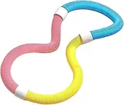 Hellery Weighted Fitness Hoop Foldable Entertainment Spring Hoop for Home Men Women