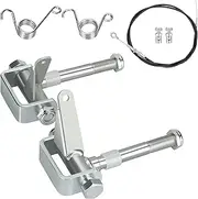 YOXUFA Go Kart Spindle Steering Bracket 71" Throttle Cable Kit 4-1/2" Long 5/8" Axle for Predator 196cc 212cc 301cc 420cc 6.5hp 13hp Yerf-Dog Accessories Right Left Heavy Duty Replacement Parts 2PCS