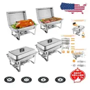 Versatile 8QT Chafing Dish Buffet Complete Set - Perfect for Parties & Weddings