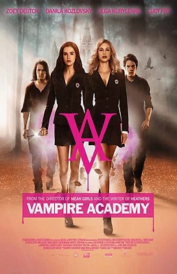 Vampire Academy movie poster (b) - Zoey Deutch poster (2014)