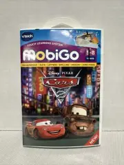 Disney’s Cars 2 Vtech MobiGo Video Game Complete Original Case