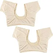 ZJIVQO 2PCS Sweat Guard Underwear Breathable Vest Underarm Sweat Patch Shield Pads Liner for Dress Runnig Sprots Gym Training - L Skin