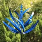 Modern Harlow Wind Spinner Rotator Wrought Iron Wind Solar Spinners Yard