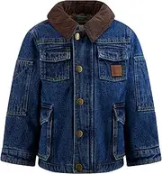[LONDON FOG] Baby Boys' Sherpa-Lined Utility Jacket Canvas Barn Coat