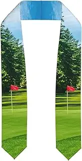[EdWal] Golf Course Lawn print Graduation Stole and Sash Class for Unisex Adult Honor Stole Honor Stole of 2025