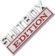 Shitbox Edition Sticker | 3D Novelty Design | Creative Funny Car Rear Decals Self-Adhesive Decorative for Auto Automotive Truck Vehicle | Weatherproof Sticker for Personalized Vehicle