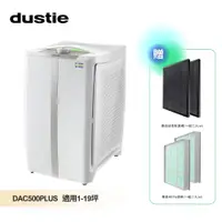 在飛比找蝦皮商城優惠-瑞典達氏Dustie 氣密鏡像空氣清淨機 DAC500Plu