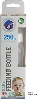 GrowBaby Classic Reusable Bottle, 250 ml Capacity, Clear