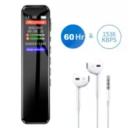 Digital Voice Activated Recorder Mini Audio Recording Dictaphone MP3 Player