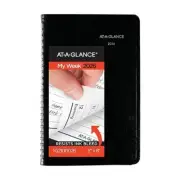 At-A-Glance 2026 DayMinder Weekly Appointment Book Planner Black Office School