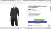 CHEF WORKS WA34-BLK Women's Finesse Shirt Fitted Design 3/4 Sleeves Professional