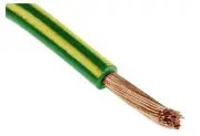 Belden Tri-rated Cable, 10.0mm² 80/0.4 Green/Yellow Wire
