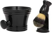 Shaving Kit for Men's Wet Shaving Brush Holder Stand Soap Bowl Mug Hair Beard Brush