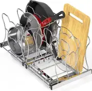 Simple Houseware Organizer Pull Out Under Cabinet Sliding Shelf for Chrome