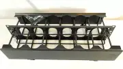 Ring Panel Cable Manager Hubbell HC219CC3N NextFrame Hinged Covers - EXCELLENT
